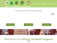 Tablet Screenshot of combinedcongress.org.za